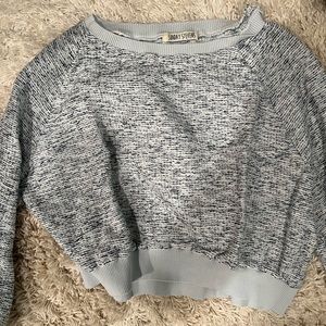 Sunday stevens blue speckled sweater